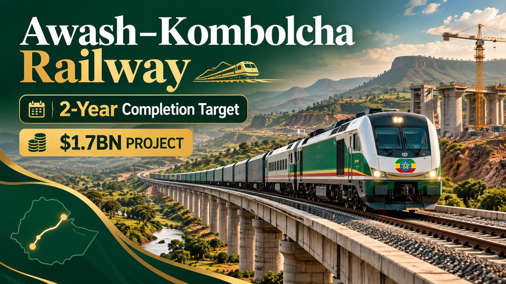 ERC Targets Two-Year Completion of $1.7bn Awash–Kombolcha Railway