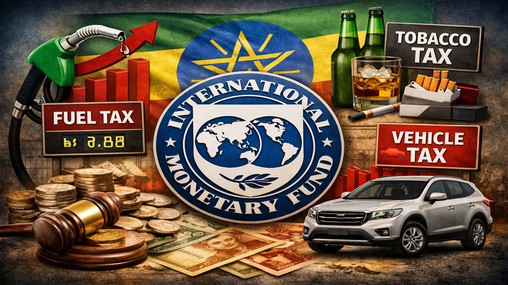 IMF Flags Planned New Taxes on Alcohol, Tobacco, Fuel, and Vehicles in Ethiopia