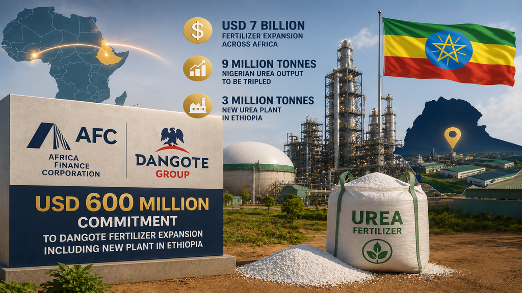 AFC Commits USD 600m to Dangote’s USD 7bn Fertilizer Expansion