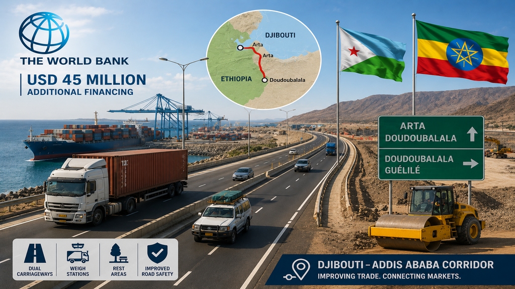 World Bank Adds USD 45m for Djibouti–Addis Trade Corridor Upgrade