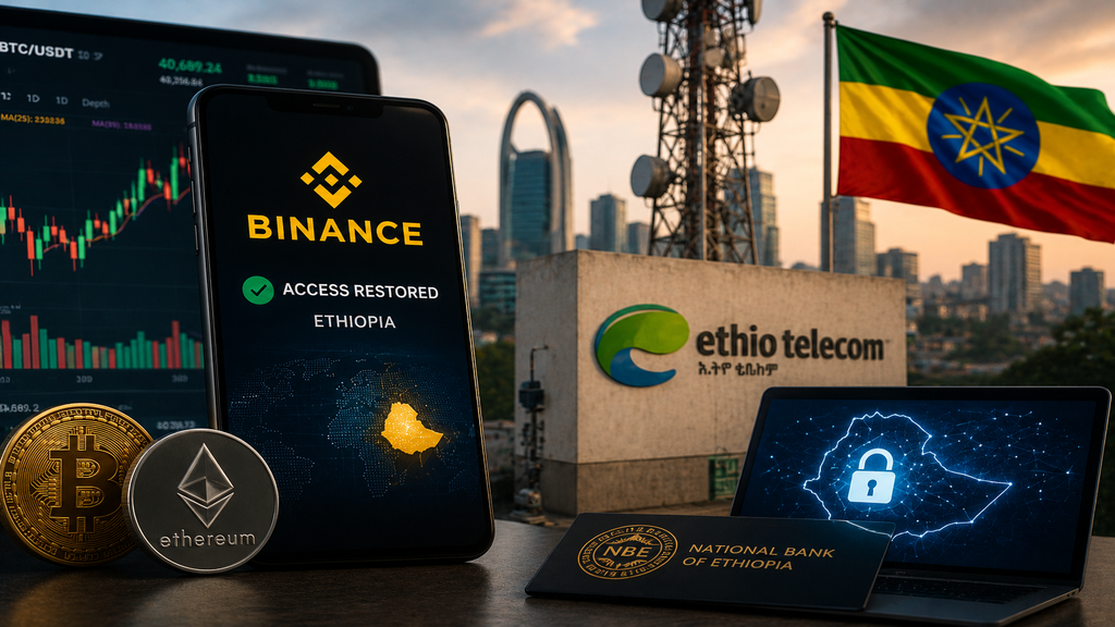 Binance Restores Ethiopia Access Through Ethiotelecom After Regulatory Talks