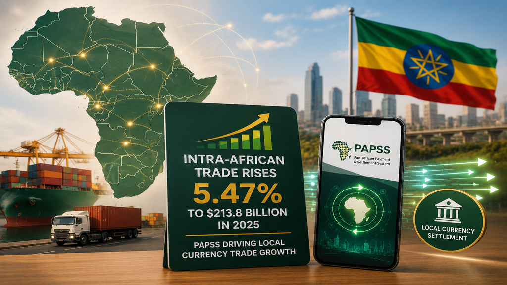 Intra-African Trade Rises 5.47% as PAPSS Adoption Expands