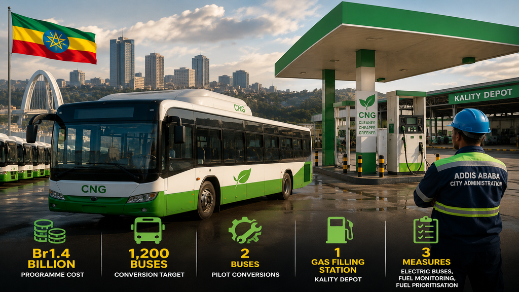 Ethiopia: Addis Ababa Launches Br1.4bn Plan to Convert 1,200 Buses to Gas
