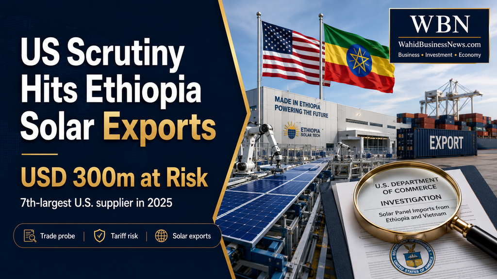 U.S. solar firms petition for probe into Ethiopia-linked panel imports