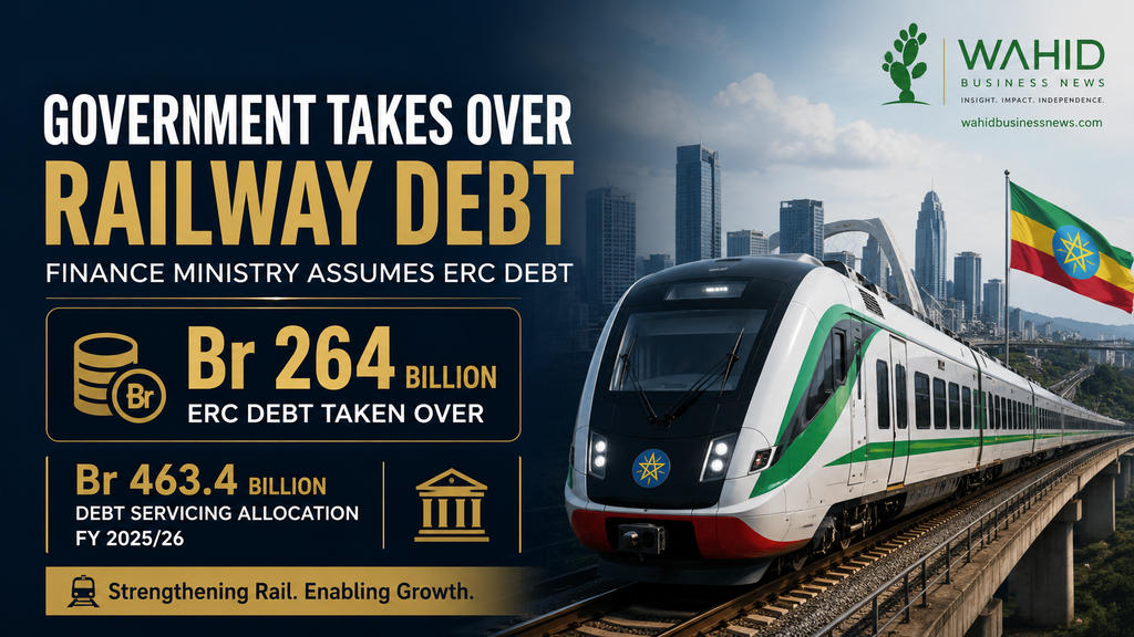 Government assumes Birr 264 billion railway debt after China deal