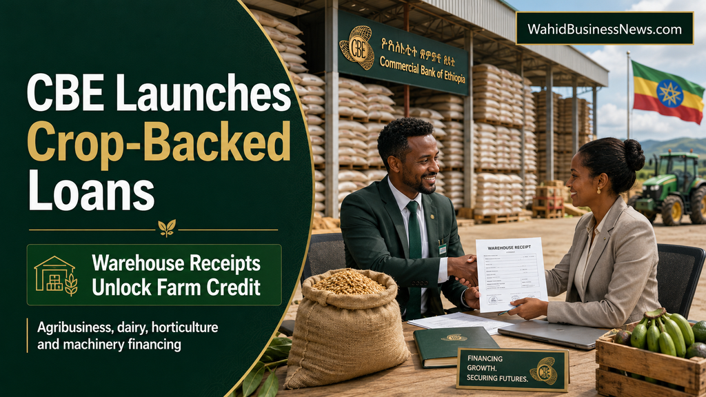 Ethiopia: CBE launches crop-backed loans
