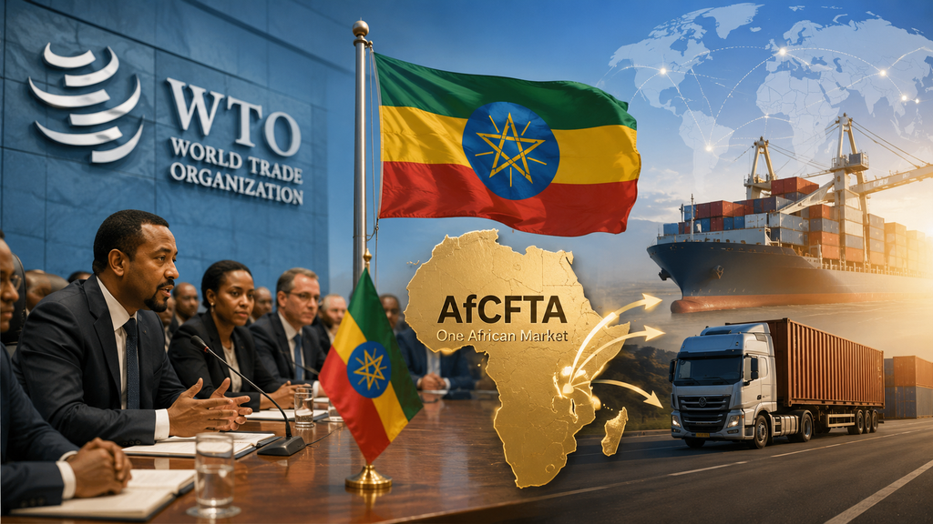 Ethiopia Briefs Partners on WTO Accession and AfCFTA Trade Progress