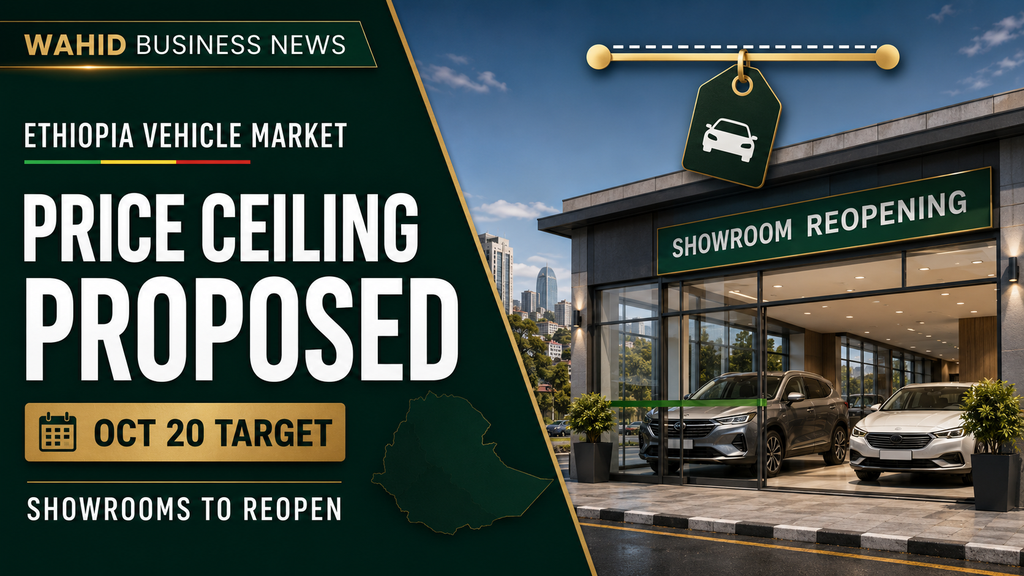 Ethiopia reportedly plans vehicle price ceilings from October 20