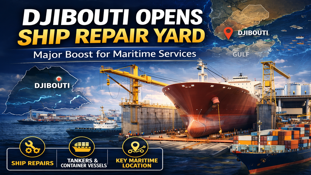 Djibouti Opens New Ship Repair Yard to Boost Port Capacity