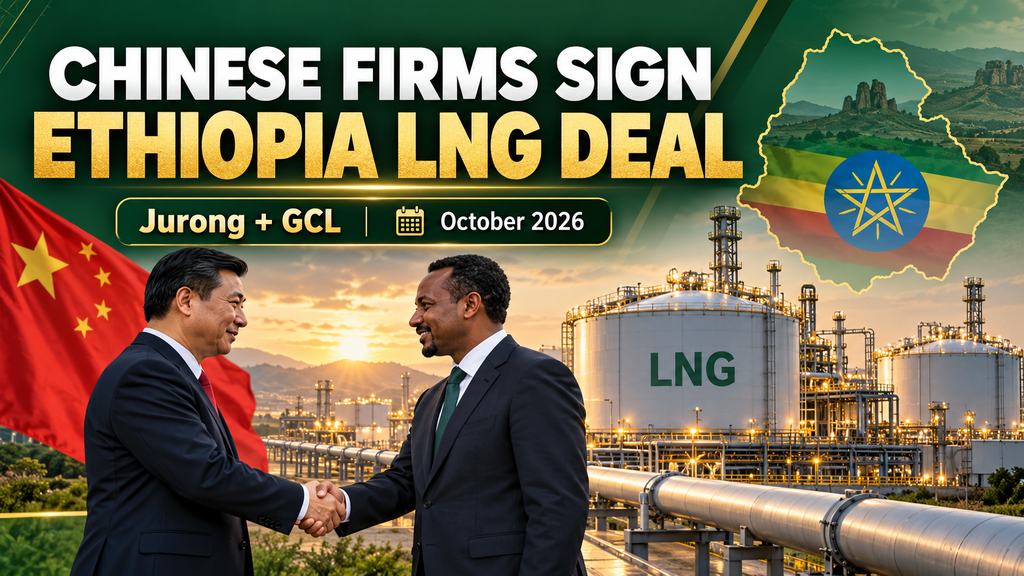 Chinese Firms Jurong and GCL Sign Ethiopia LNG Development Agreement