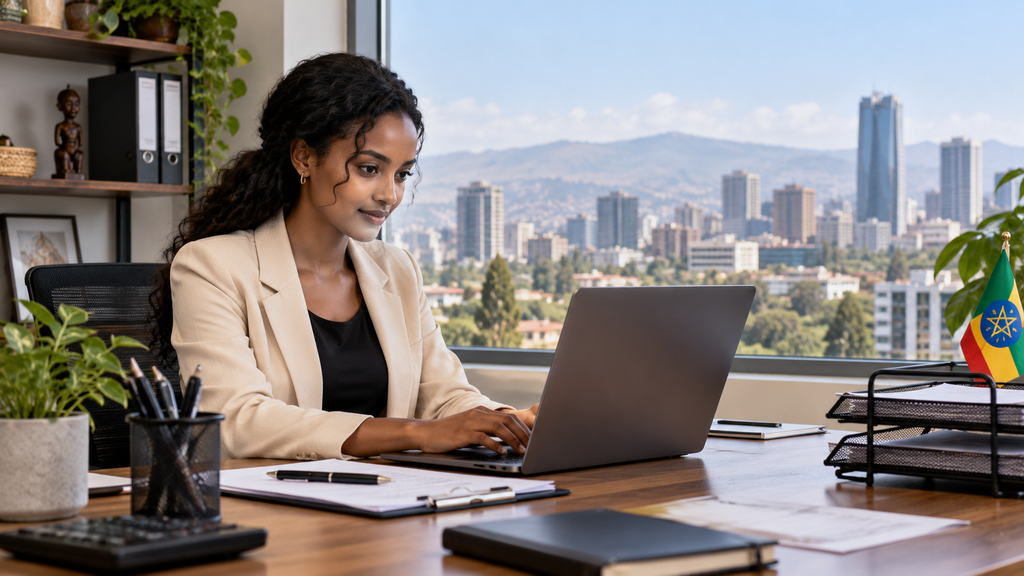 Ethiopia Processes 1.09 Million Digital Business Services in Three Months